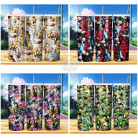 Load image into Gallery viewer, 13 Anime Seamless Pattern Tumbler Wrap Bundle Jpg
