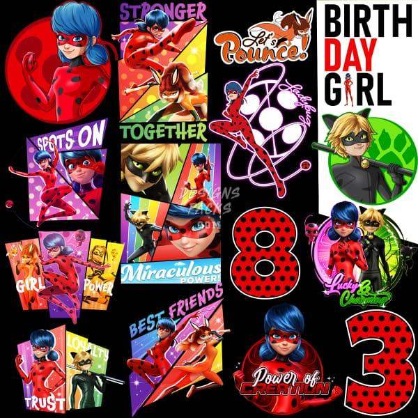 13 Cartoons Designs Bundle PNG designspacks