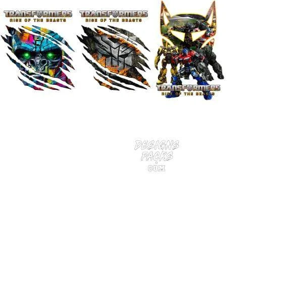 13 Transformation Movie Designs Bundle PNG