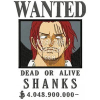 Load image into Gallery viewer, 13 Wanted Anime One Piece Bounty Embroidery Designs Bundle Multi Sizes
