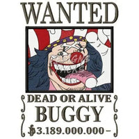 Load image into Gallery viewer, 13 Wanted Anime One Piece Bounty Embroidery Designs Bundle Multi Sizes
