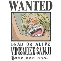 Load image into Gallery viewer, 13 Wanted Anime One Piece Bounty Embroidery Designs Bundle Multi Sizes
