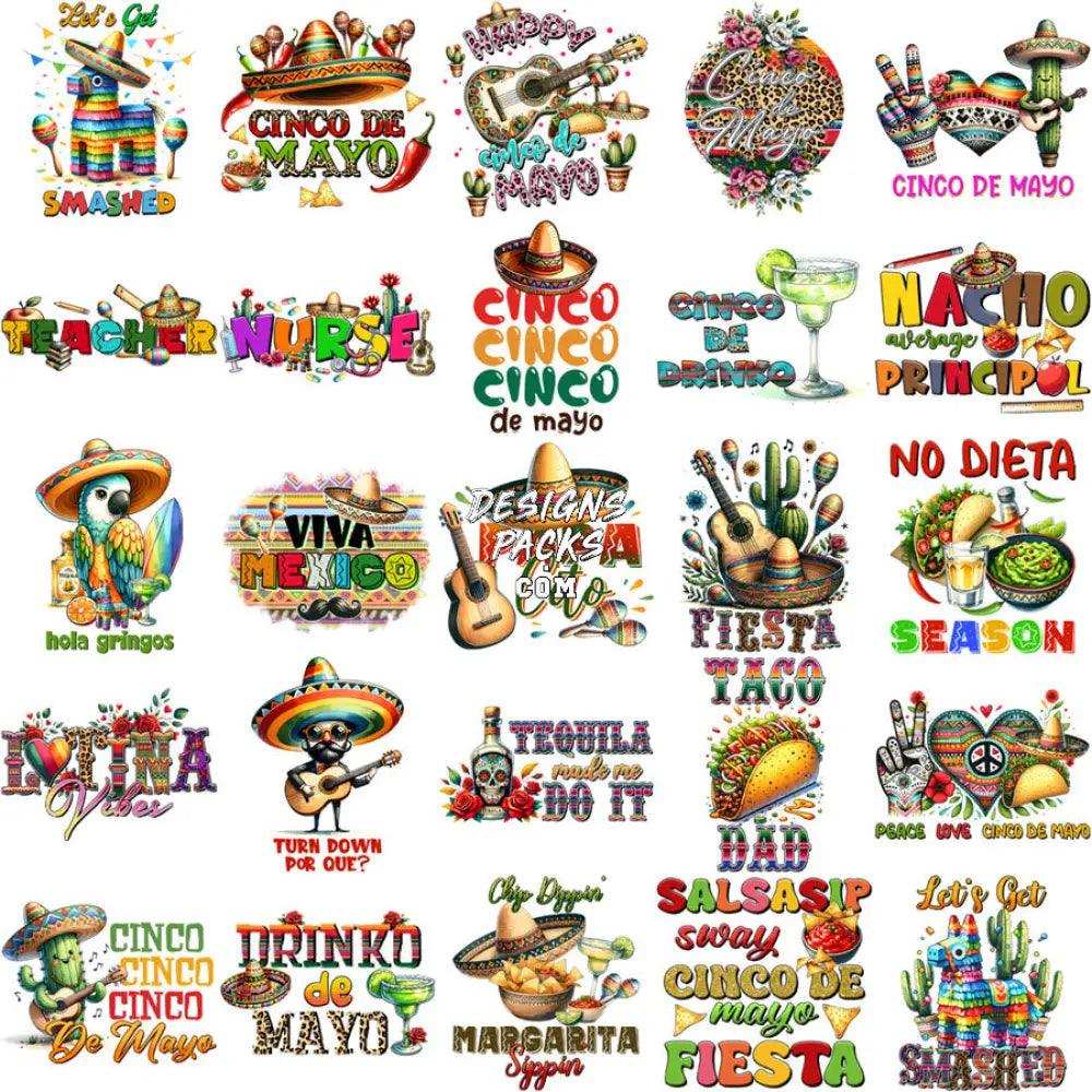 130 Cinco De Mayo Designs Bundle Png