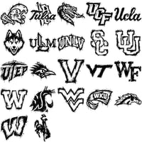 Load image into Gallery viewer, 130 College NCAA School Ink Brush Splatter Paint Logos PNG Designs Bundle
