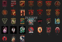 Load image into Gallery viewer, 130 Japan Designs Bundle PNG
