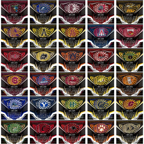 130 NCAA College Sports Tribal Wrap Tumbler Wrap Bundle JPG