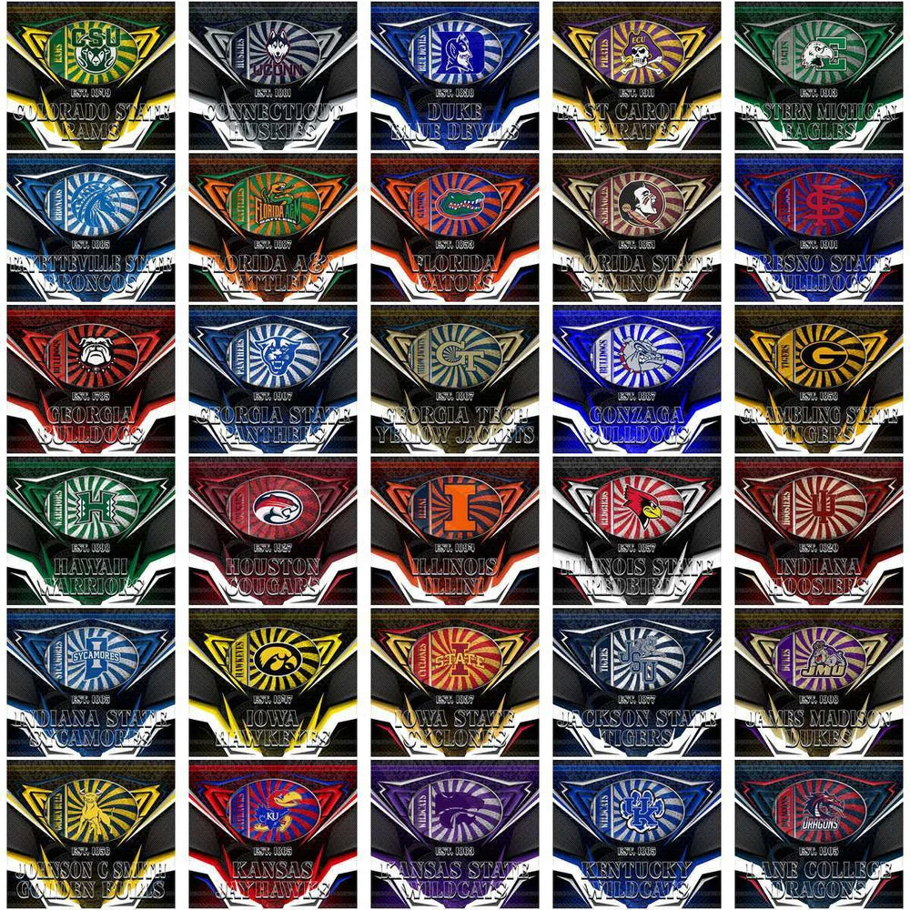 130 NCAA College Sports Tribal Wrap Tumbler Wrap Bundle JPG