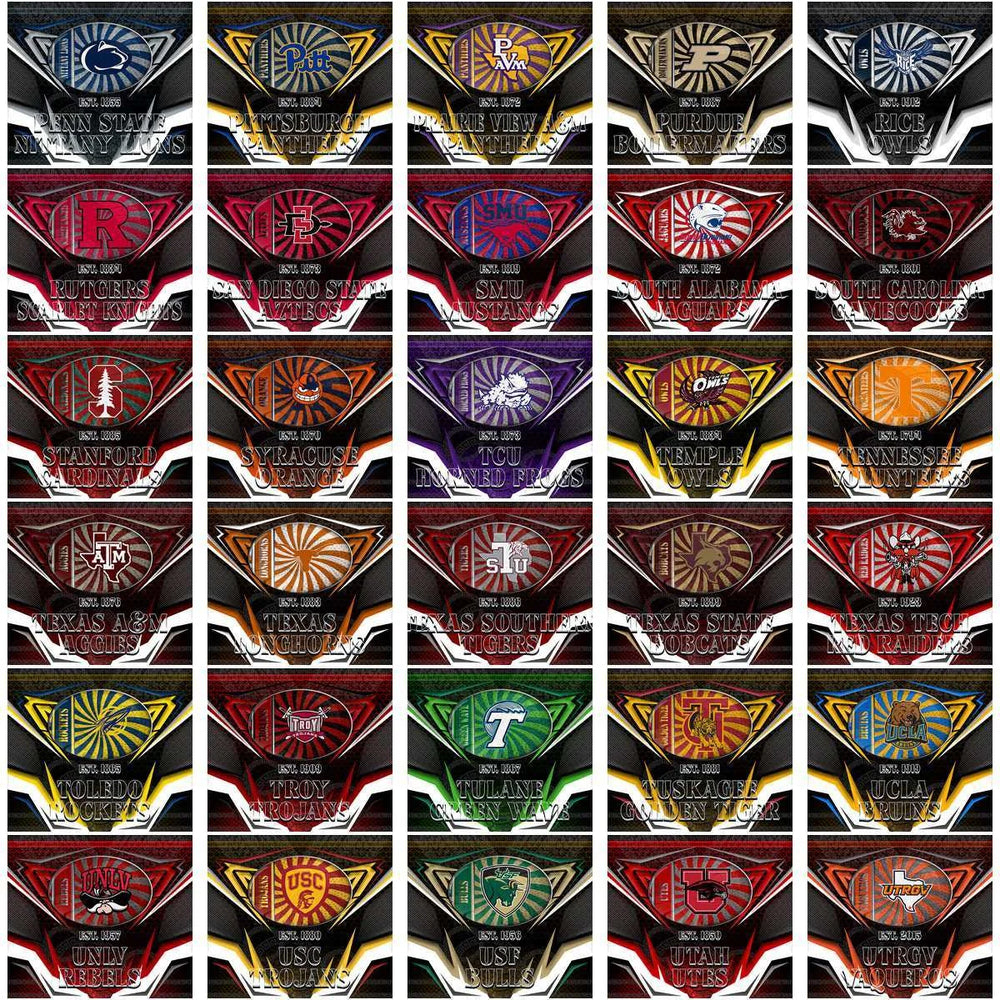 130 NCAA College Sports Tribal Wrap Tumbler Wrap Bundle JPG