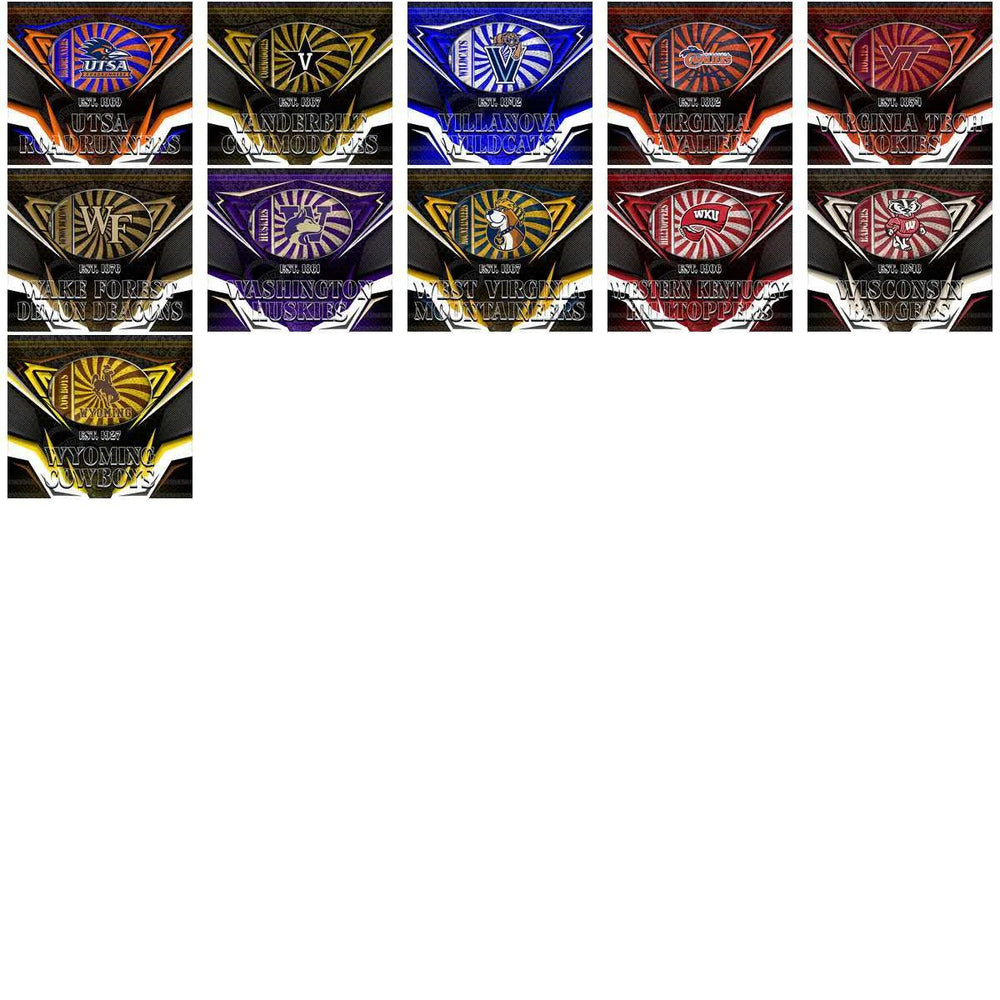 130 NCAA College Sports Tribal Wrap Tumbler Wrap Bundle JPG