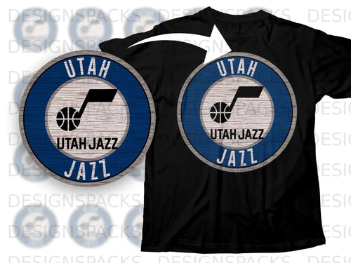 Utah Jazz Retro Logo T-shirt Unique Basketball Fan Apparel