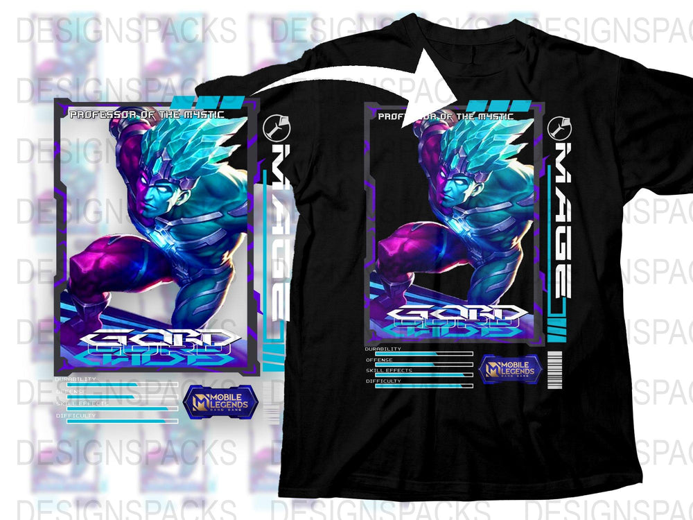 Cyberpunk Graphic T-Shirt, Neon Purple Sci-Fi Warrior, Futuristic Gaming Apparel, Unisex Fashion Tee