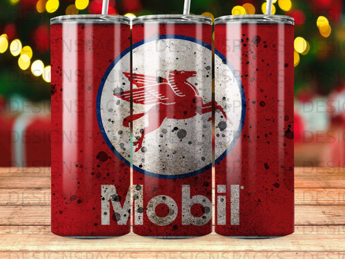 Mobil Pegasus Red Flying Horse Logo Tumbler product type