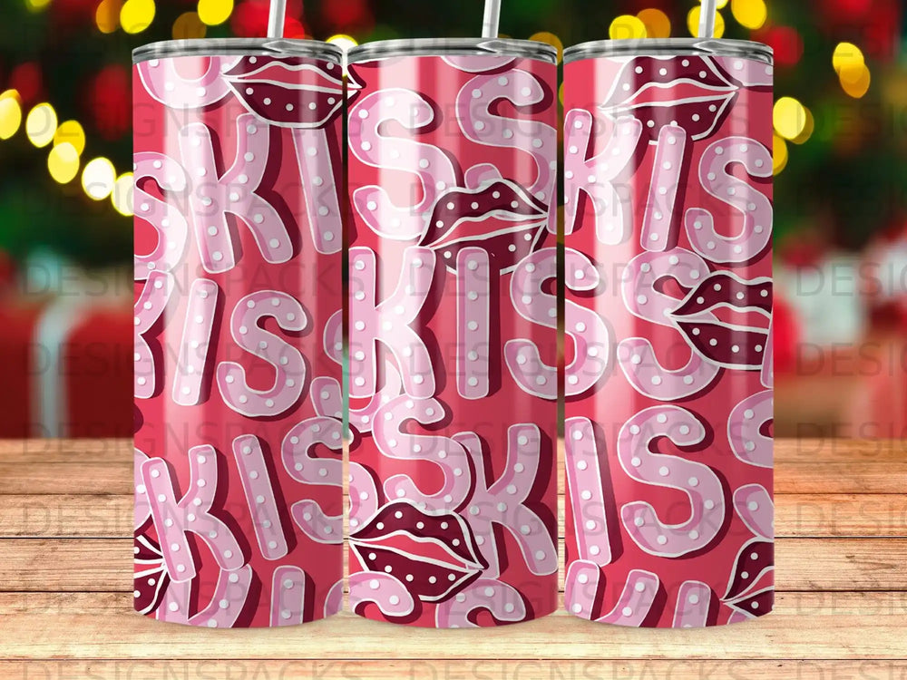 Kiss Lips Pink Red Valentines Theme Repeat Pattern product type