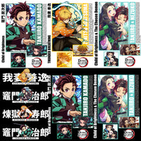 Load image into Gallery viewer, Demon Slayer anime character designs for DTF/DTG &amp; embroidery, featuring Tanjiro, Nezuko, Zenitsu. Print-ready PNG/SVG.
