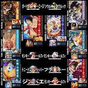 14 Anime One Piece for Black and White Streetwear  Front + Back Designs Bundle PNG