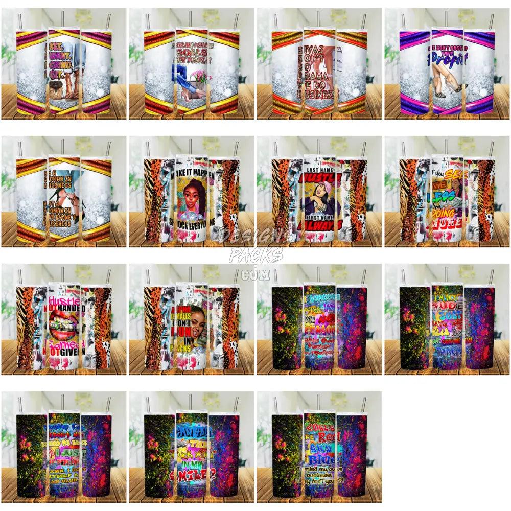 14 Boss Queen Tumbler Wrap Bundle Jpg