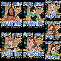 Load image into Gallery viewer, 14 Cartoon Princess Tattoo Wear Ink Designs Bundle PNG
