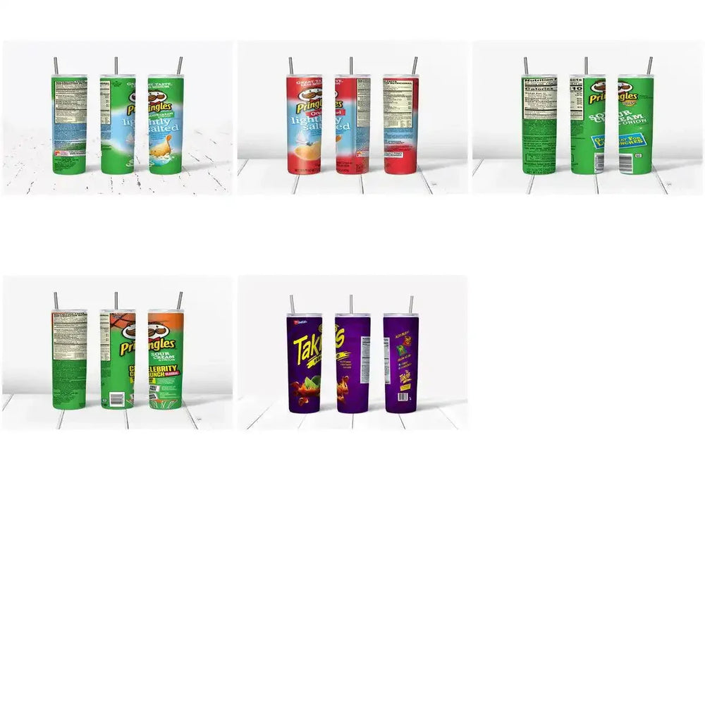 14 Chips Brands Tumbler Wrap Designs Bundle JPG