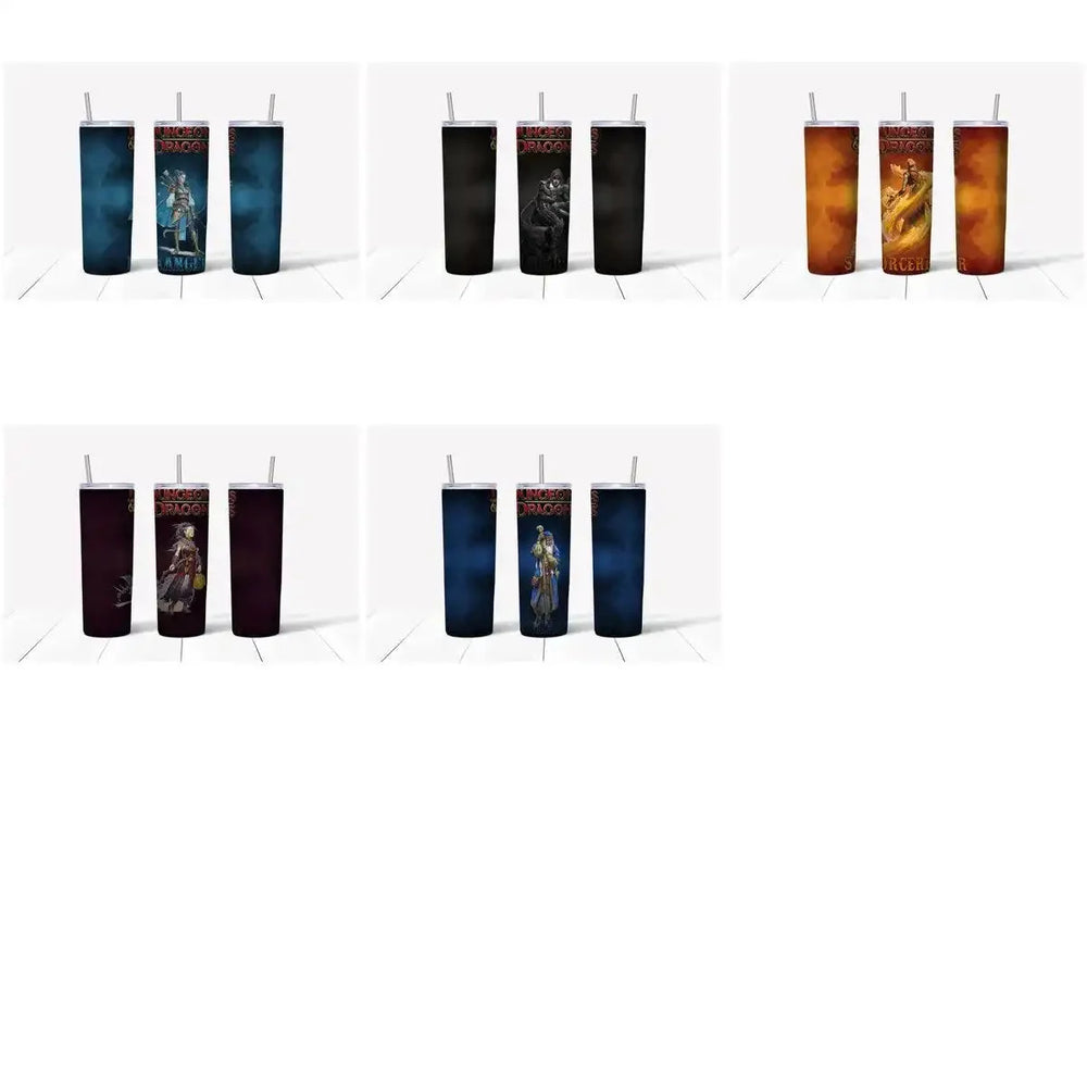 14 Dungeons and Dragons Tumbler Wrap Designs Bundle JPG