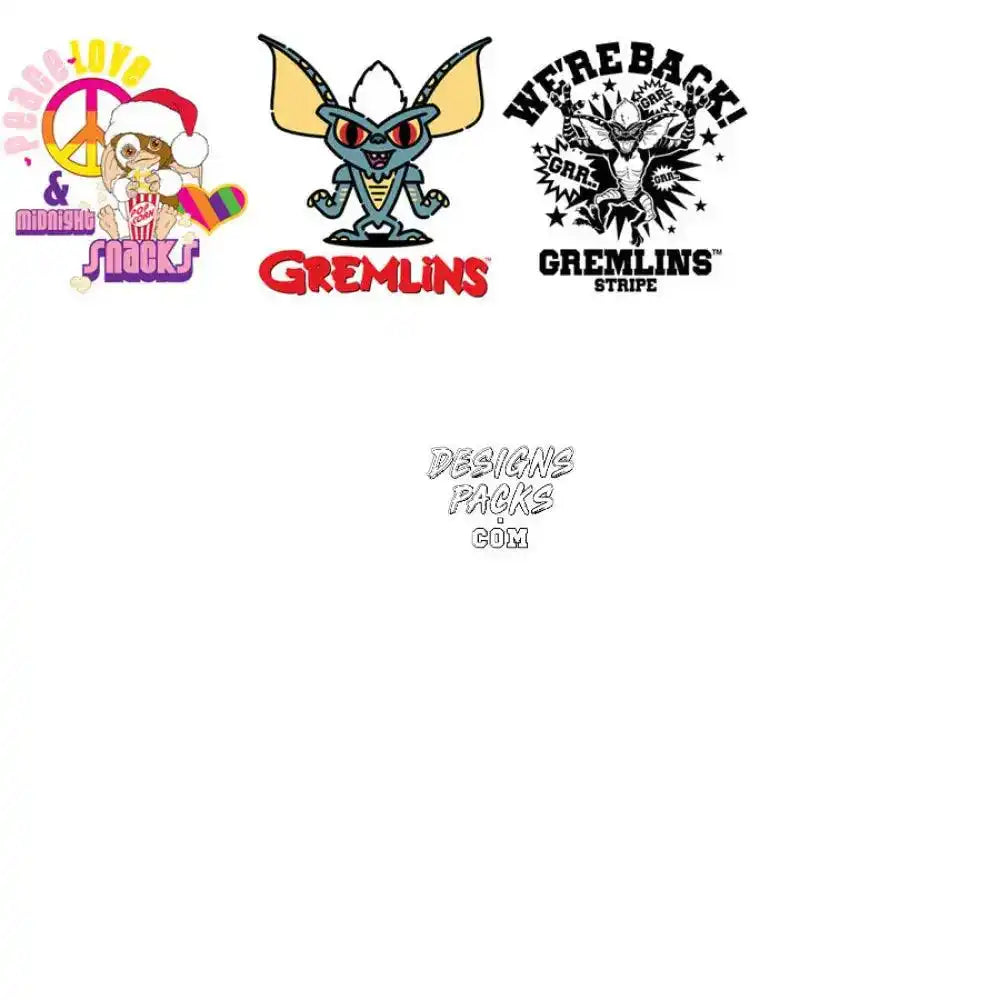 14 Gre Mlin Cartoon Designs Bundle Png