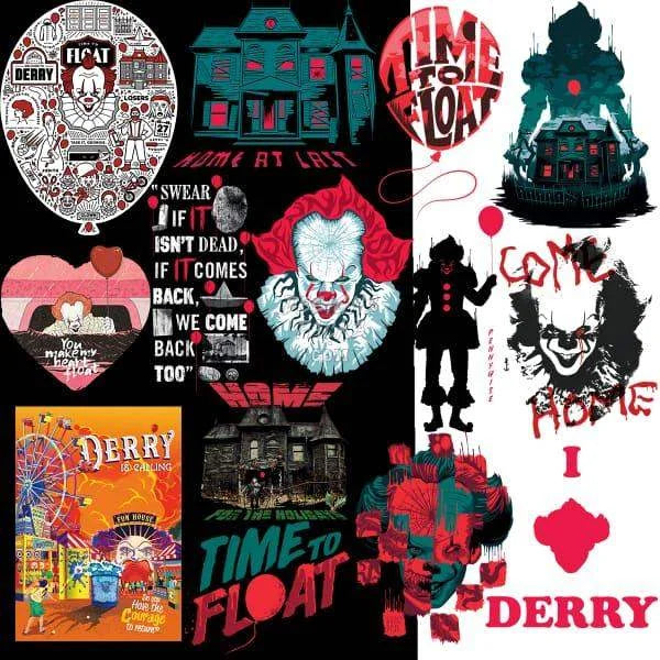 14 Horror Movie Designs Bundle PNG