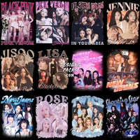 Load image into Gallery viewer, 14 Kpop Music Bootlegs Girls Band Designs Bundle Png
