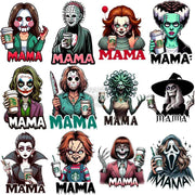 14 Mother's Day Halloween Mom Designs Bundle PNG