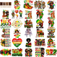 Load image into Gallery viewer, 140 Black History Month Black Juneteenth Designs Bundle PNG
