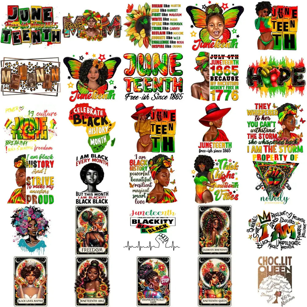 140 Black History Month Black Juneteenth Designs Bundle PNG