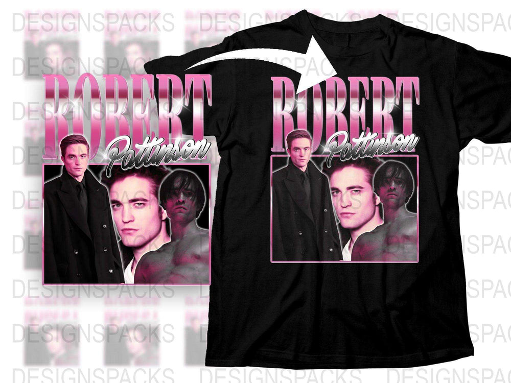 Robert Pattinson Fan T-Shirt, Unique Celebrity Graphic Tee, Unisex Movie Star Shirt, Gift for Film Buffs