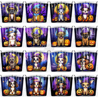 Load image into Gallery viewer, 144 Halloween Dogs Cute Tumbler Wrap Bundle Jpg
