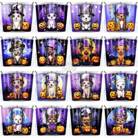 Load image into Gallery viewer, 144 Halloween Dogs Cute Tumbler Wrap Bundle Jpg
