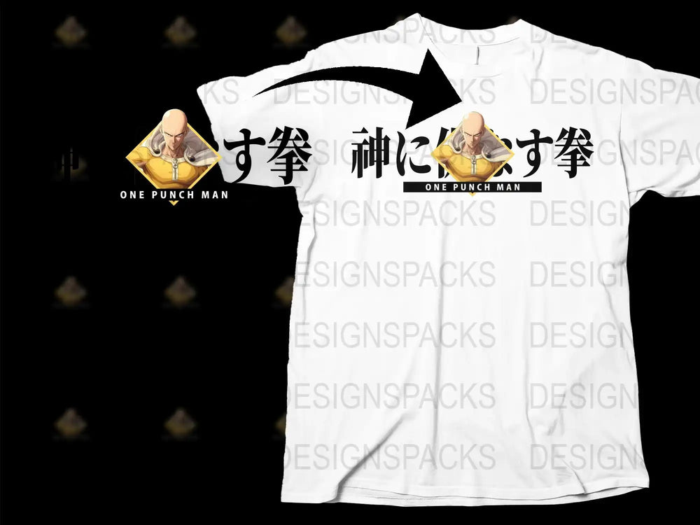 One Punch Man T-Shirt, Saitama Anime Graphic Tee, Japanese Manga Fan Shirt, Unisex Cotton Top