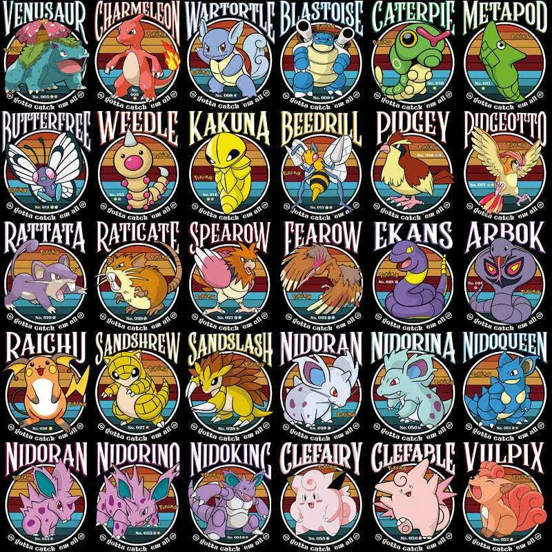 149 Gotta Catch' em All ball Poke Designs Bundle PNG + AI + PDF