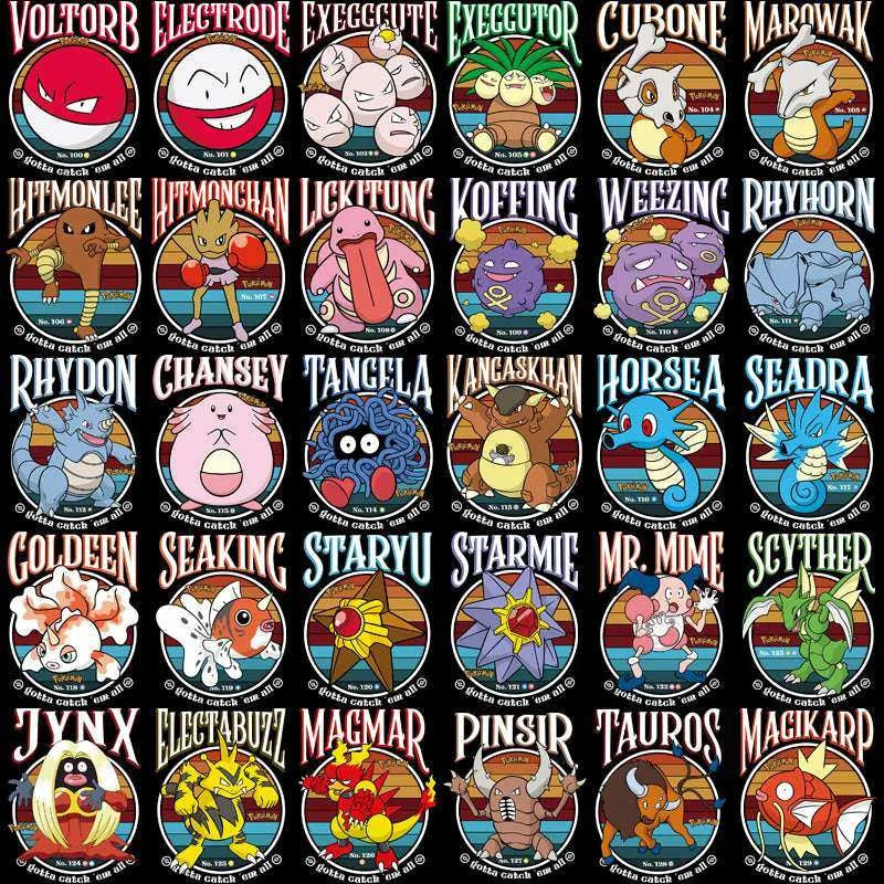 149 Gotta Catch' em All ball Poke Designs Bundle PNG + AI + PDF