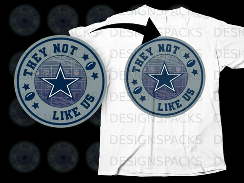They Not Like Us Football Team T-shirt