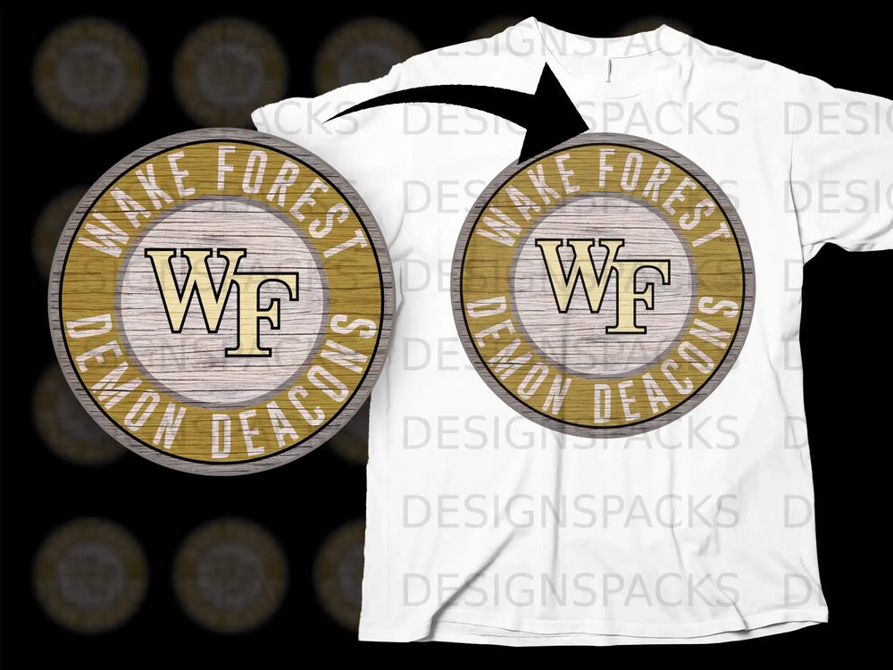 Wake Forest Demon Deacons WF Logo T-Shirt