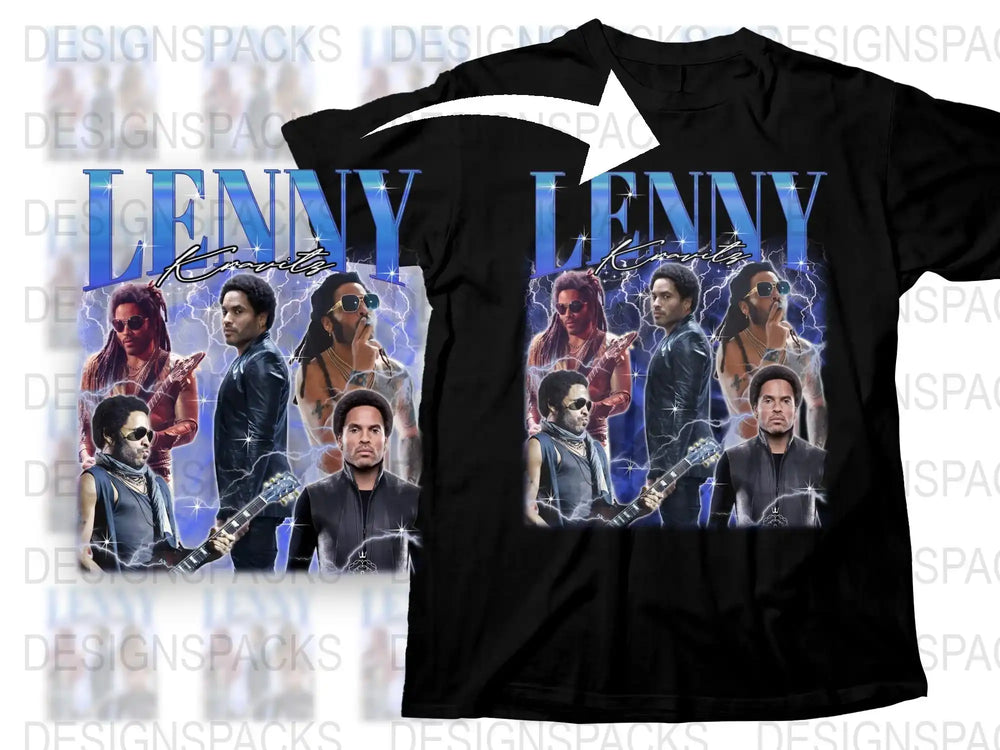 Lenny Kravitz Graphic T-Shirt, Vintage Style Rock Band Tee, Music Legend Fan Shirt, Unisex Concert Apparel