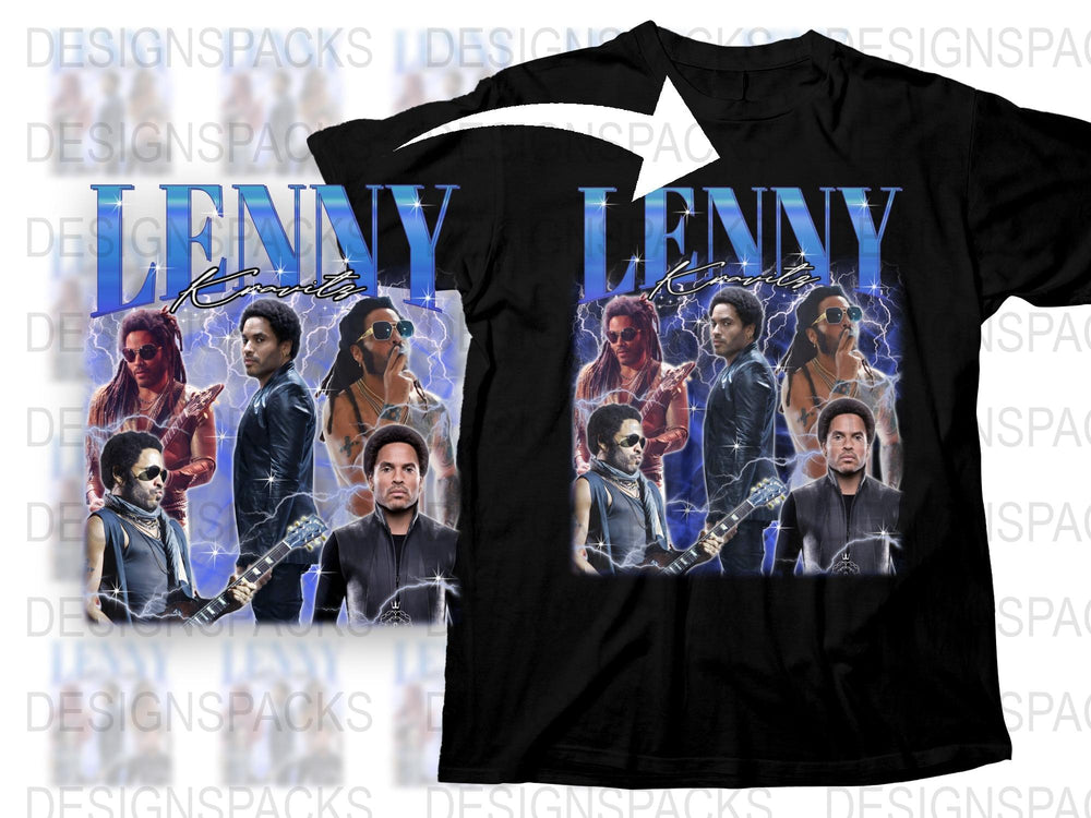 Lenny Kravitz Graphic T-Shirt, Vintage Style Rock Band Tee, Music Legend Fan Shirt, Unisex Concert Apparel