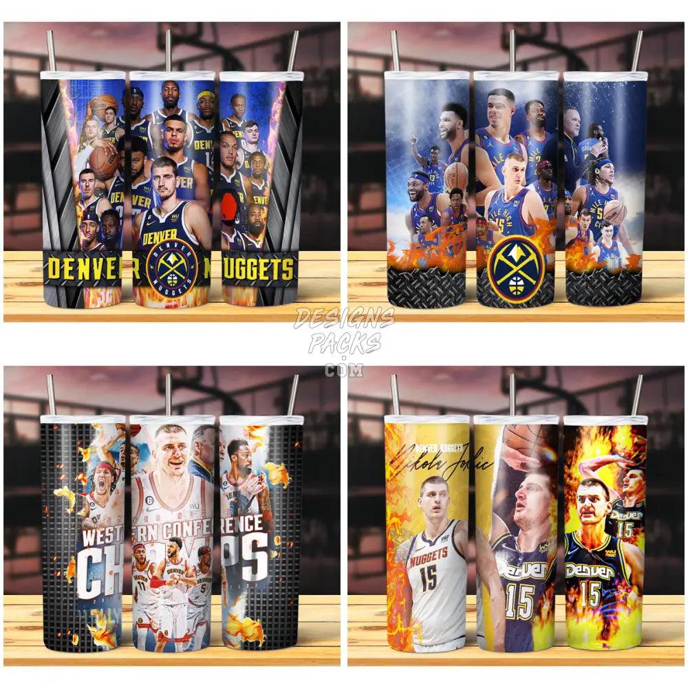 15 Basketball Nuggets Tumbler Wrap Bundle Jpg