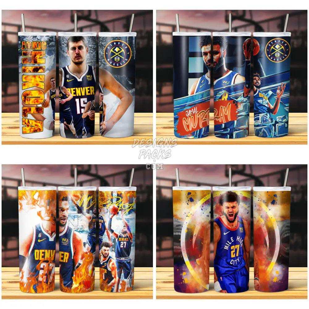 15 Basketball Nuggets Tumbler Wrap Bundle Jpg