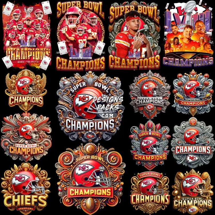 Chiefs Super hot Bowl Champions Bundle