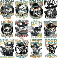 Load image into Gallery viewer, 15 Gangster Cats Funny Mafia Designs Bundle Png
