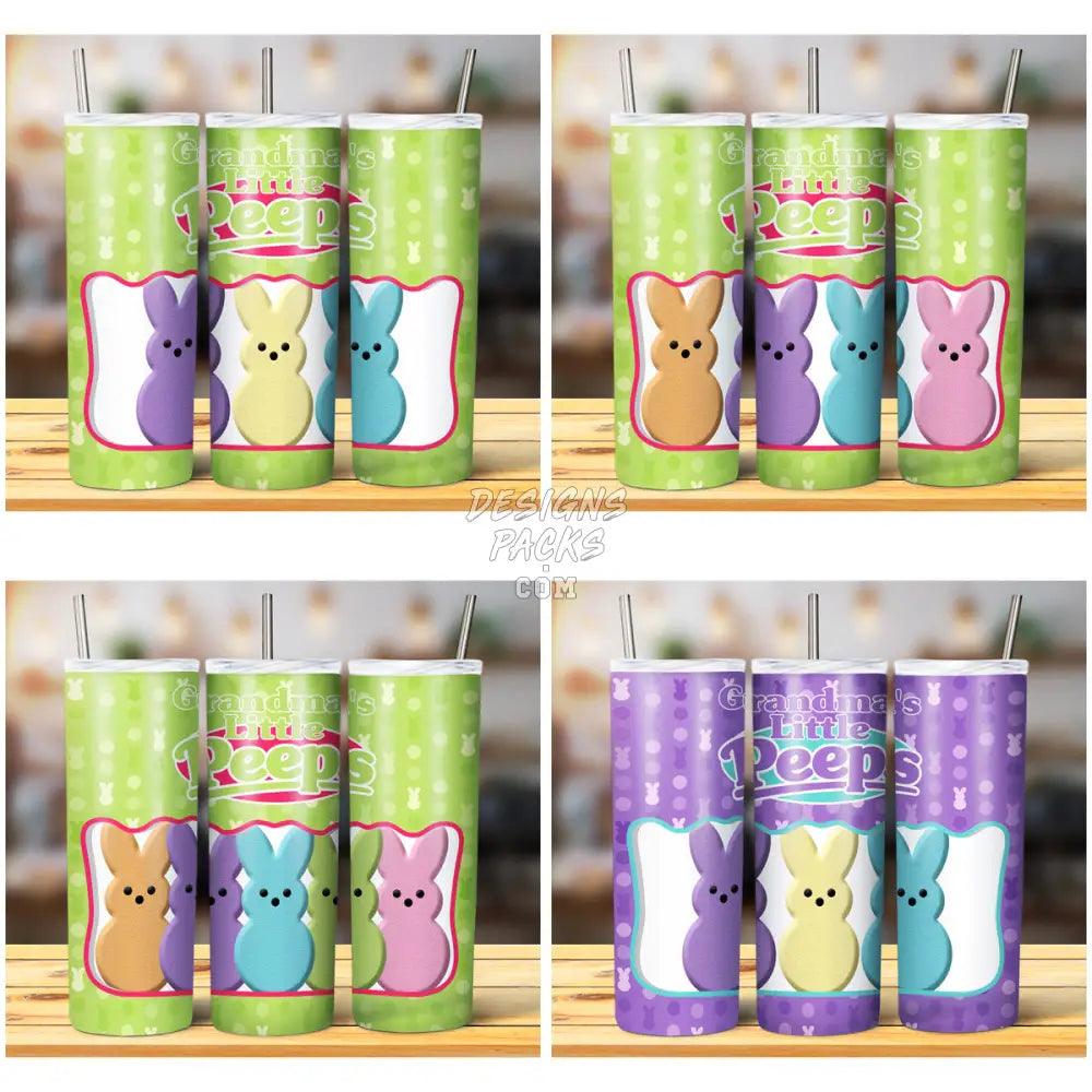 15 Grandma Little Peeps Easter Tumbler Wrap Bundle Jpg