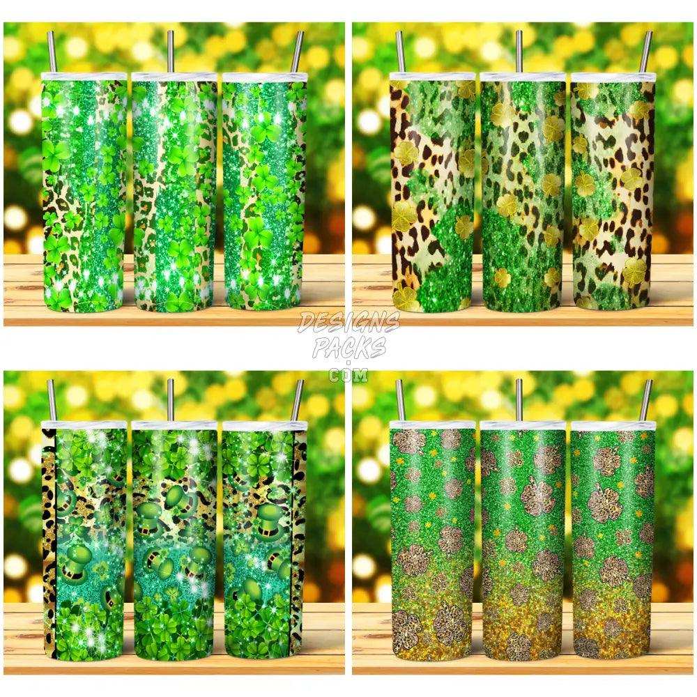 15 Leopard St Patricks Tumbler Wrap Bundle Jpg