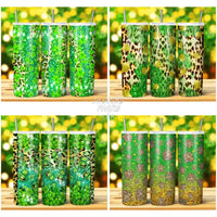 Load image into Gallery viewer, 15 Leopard St Patricks Tumbler Wrap Bundle Jpg
