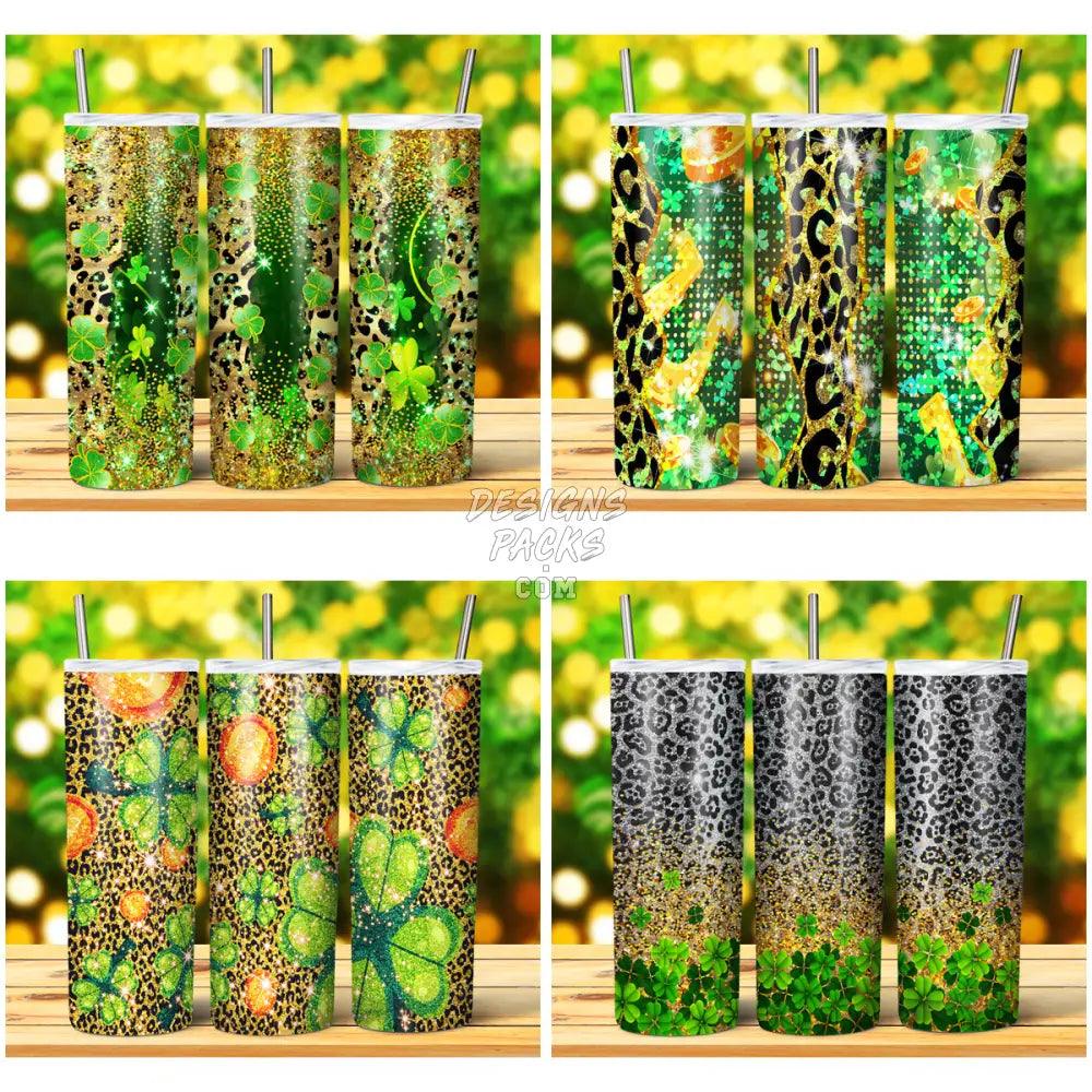 15 Leopard St Patricks Tumbler Wrap Bundle Jpg