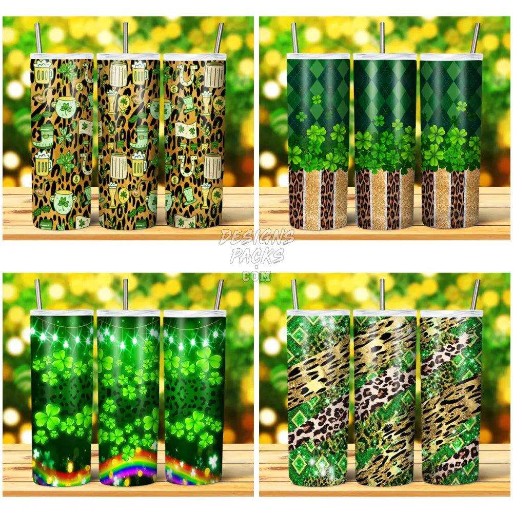 15 Leopard St Patricks Tumbler Wrap Bundle Jpg