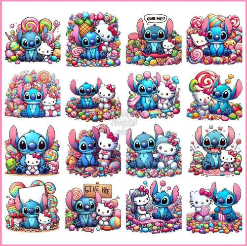 15 Lilo And Stitch Birthday Designs Bundle Png