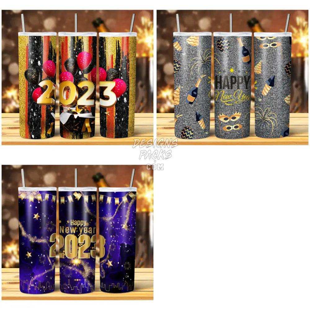 15 New Year 2023 Tumbler Wrap Bundle Jpg